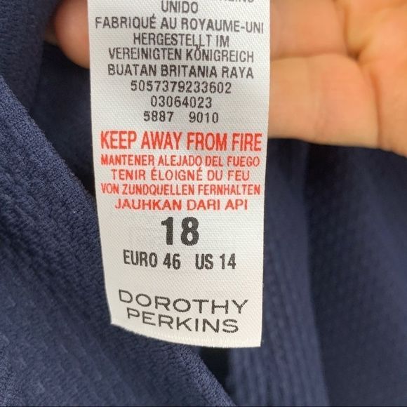 Dorothy Perkins 14 black off shoulder dress summer - Picture 7 of 7